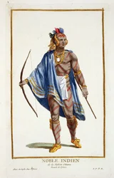Ein edler Indianer aus dem Volk der Ottawa, 1780